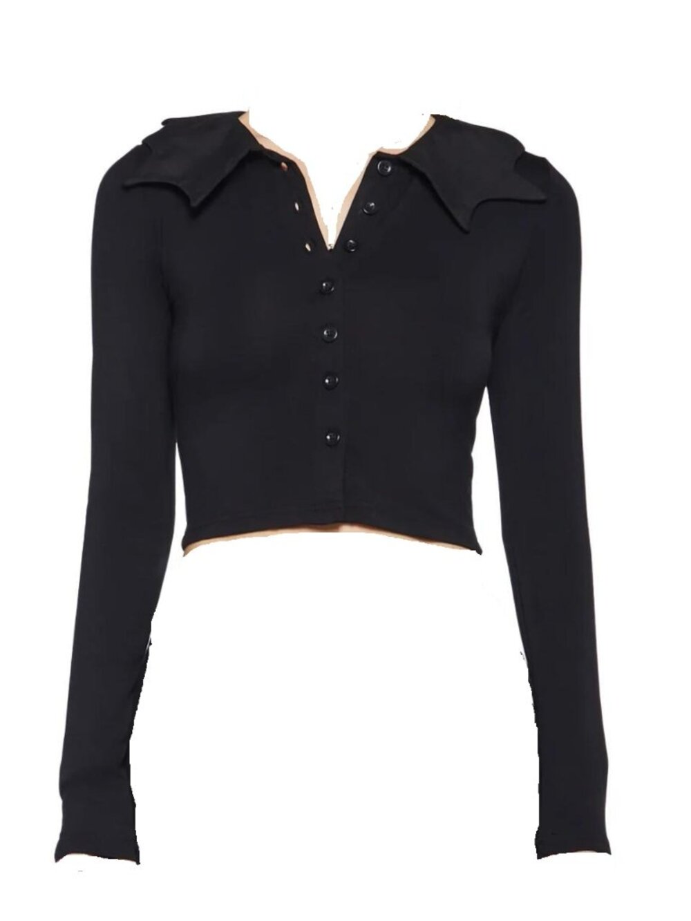 "Just Wing It" Button up crop top